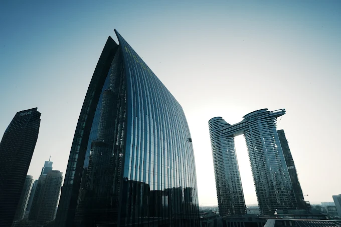 View from myOffice in Dubai Boulevard Plaza, a prime location for businesses of all scales