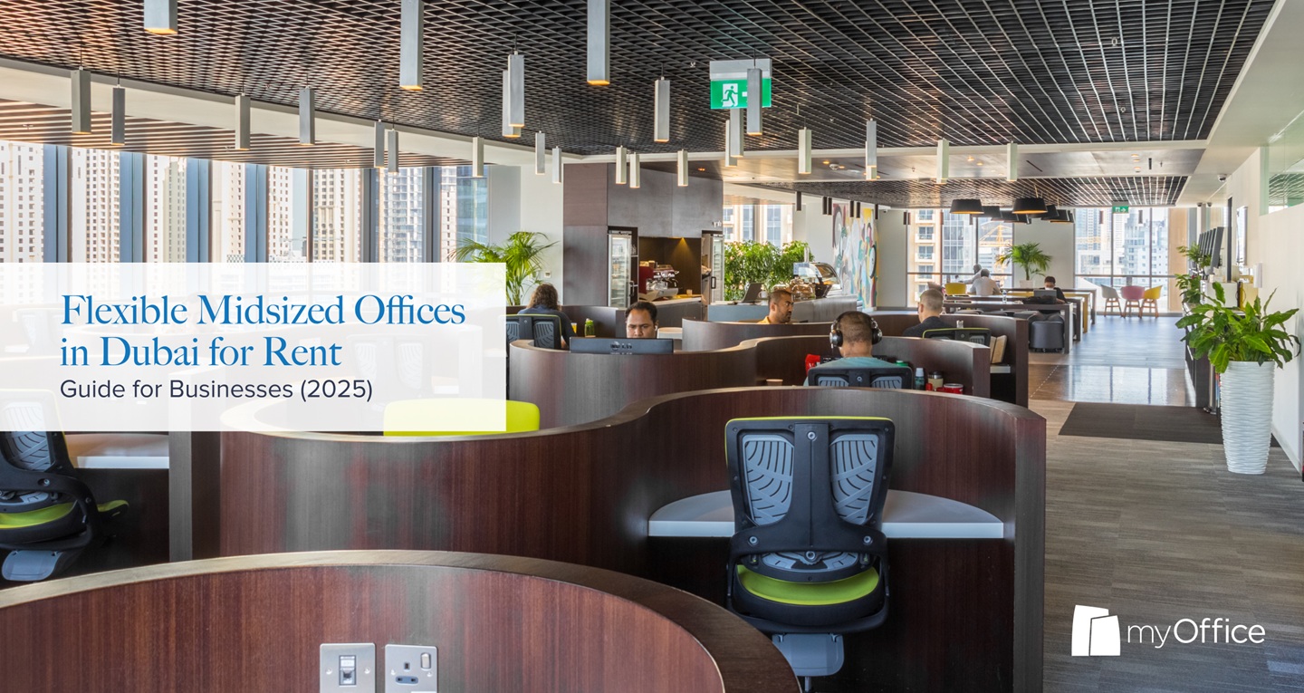 A blog about flexible midsized offices for rent in Dubai.